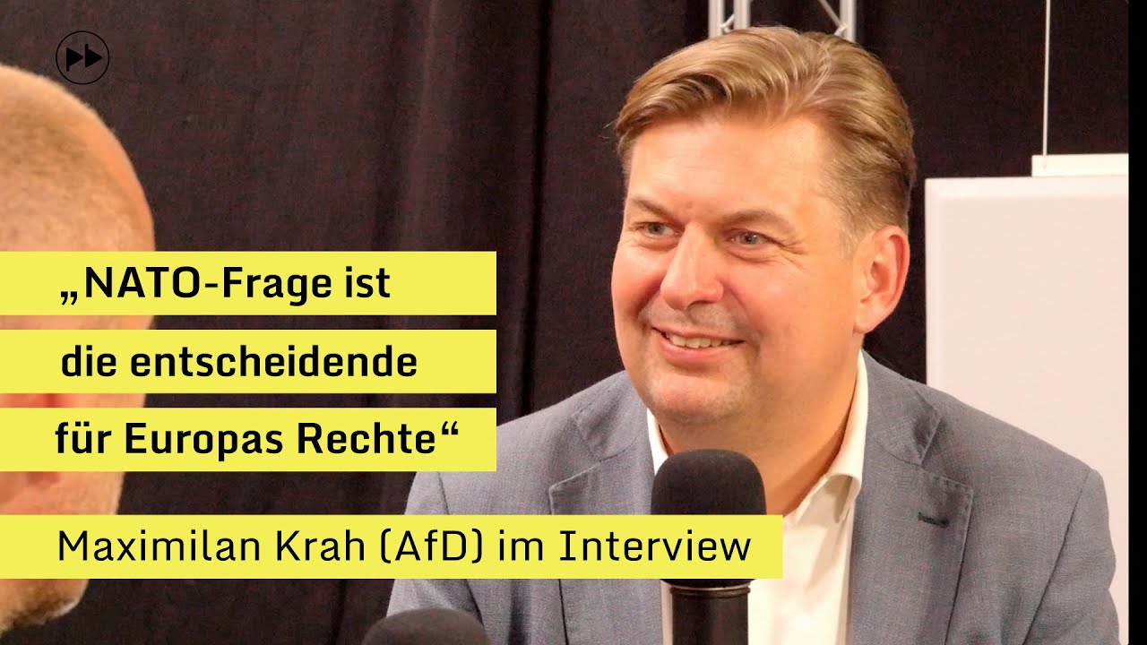 "NATO-Frage ist die entscheidende für Europas Rechte" Maximilian Krah (AfD) im Interview