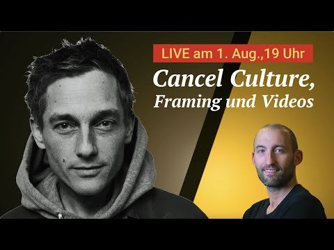 "Cancel Culture, Framing und Videos", Schauspieler Volker Bruch