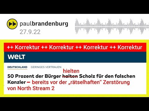 Schmerkel & die "rätselhafte" Pipeline-Explosion / Kommentar