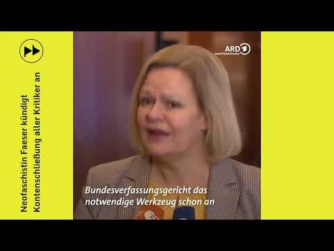 Neofaschistin im Amt der Innenministerin kündigt Kontenschließung aller Kritiker an