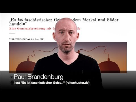 "Es ist faschistischer Geist, in dem Merkel und Söder handeln", Gastbeitrag auf reitschuster.de