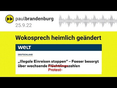 Wokosprech heimlich geändert / Kommentar