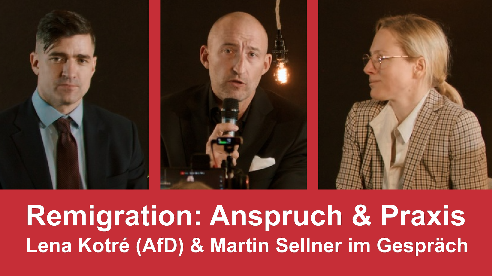 Remigration: Anspruch & Praxis – Lena Kotré & Martin Sellner im Gespräch