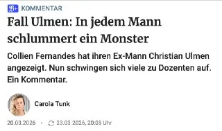 Fall Carola Tunk: In manchen Frauen schlummert eine Vollidiotin :)