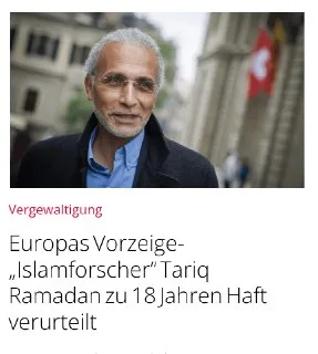 Aktivist einer Vergewaltigungs-Religion ist vielfacher Vergewaltiger