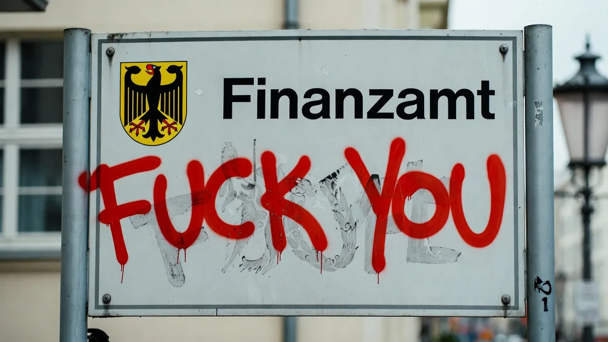 Steuerforderung fürs "Delegitimieren": Das Finanzamt will mein Konto pfänden