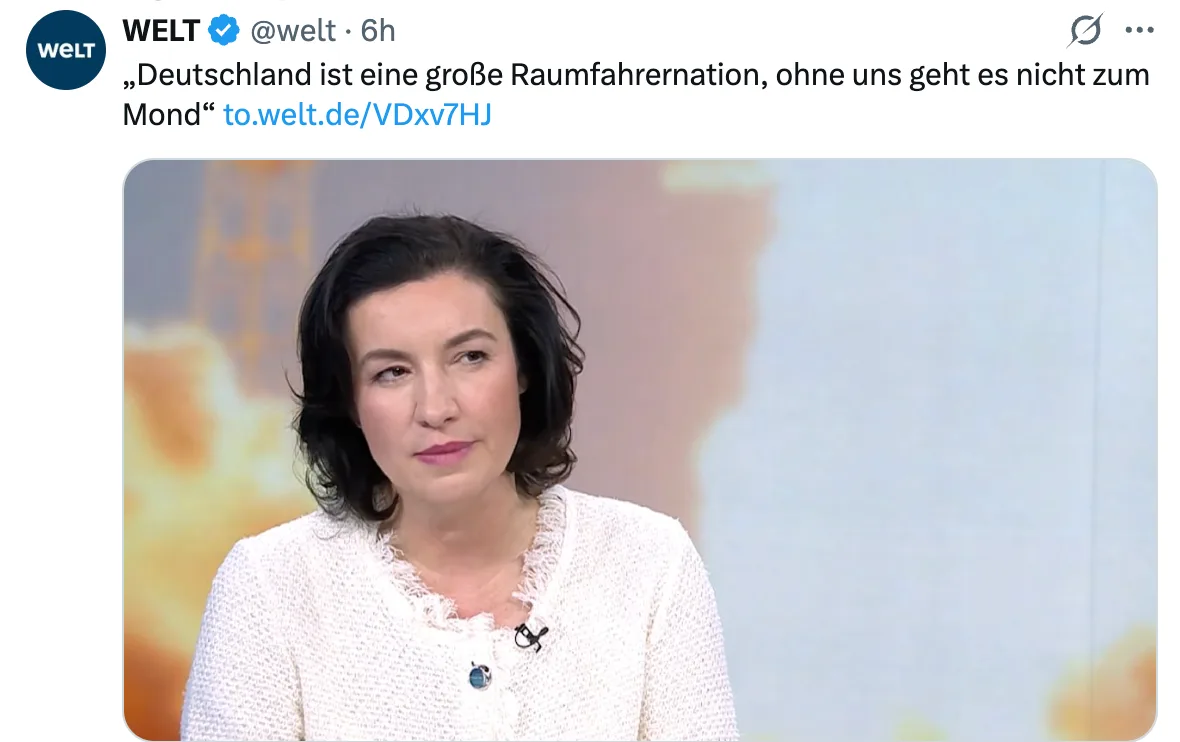 Dumm bis zum Mond: "Raumfahrtministerin" Dorothee Bär