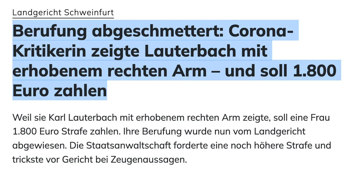 Schweinfurt: Das Reichsgericht des Markus Södolf