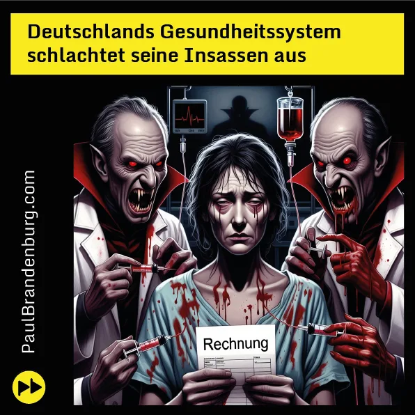 Deutschlands Gesundheitssystem weidet seine Insassen aus