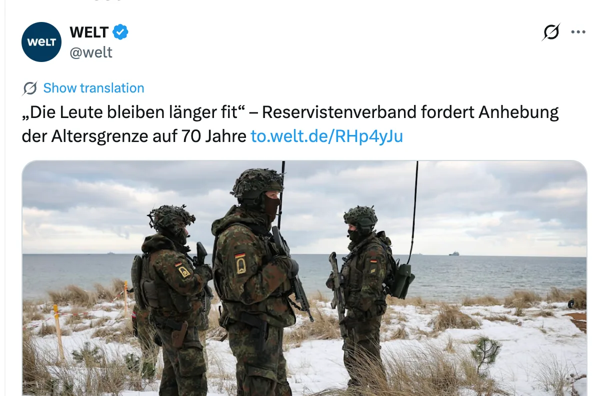 "Süß ist's für Stiefellecker, bis zum Siebzigsten fürs Regime zu sterben."