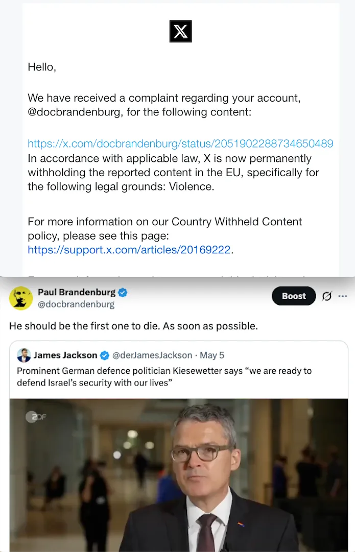 Roderich Kiesewetter möchte, dass andere sterben - aber nicht er selbst