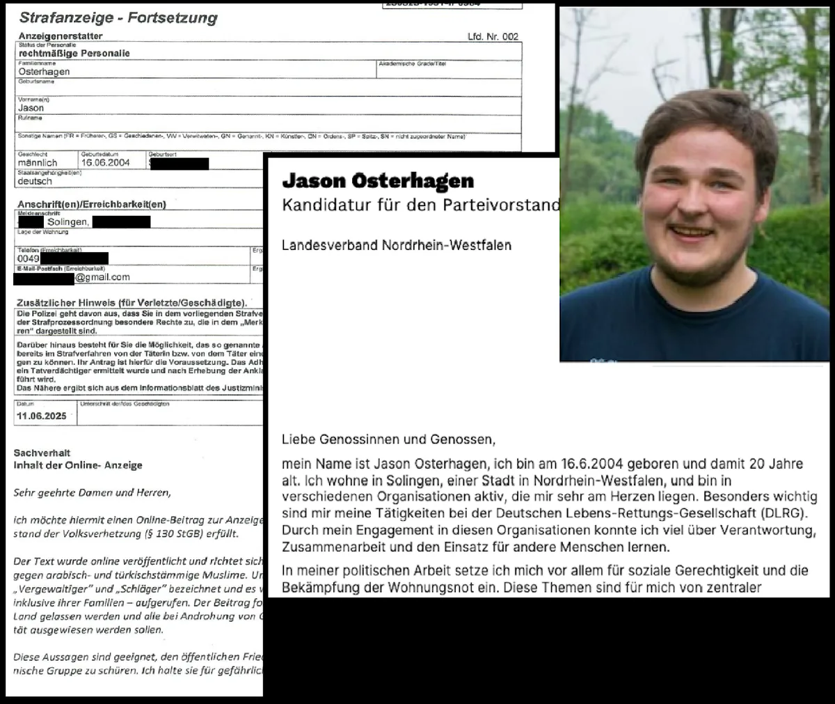 Gesichter des Faschismus: Jason Osterhagen