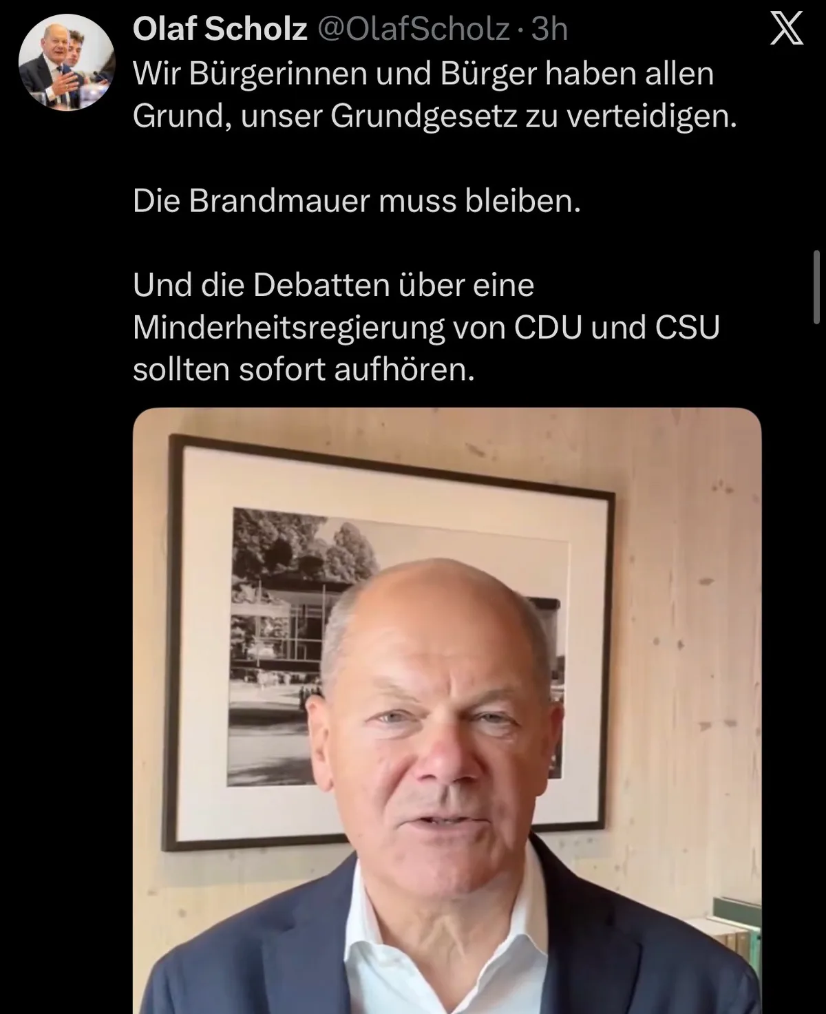 Du gehörst in ein Arbeitslager, Olaf. Bis zum Ende Deines Lebens. 