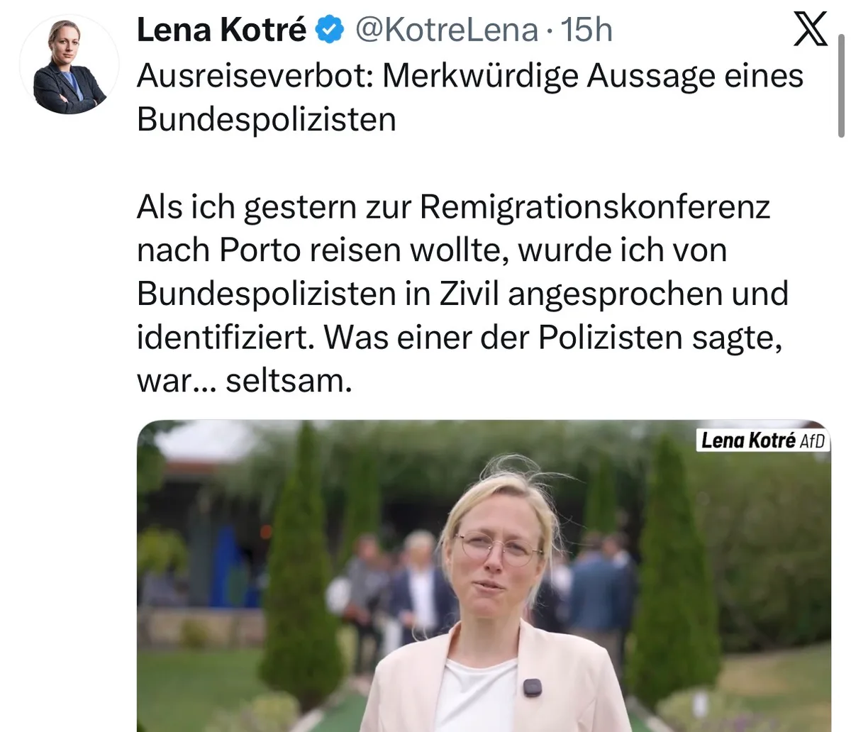 UPDATE: Bundespolizei reagiert auf Lena-Kotré-Video
