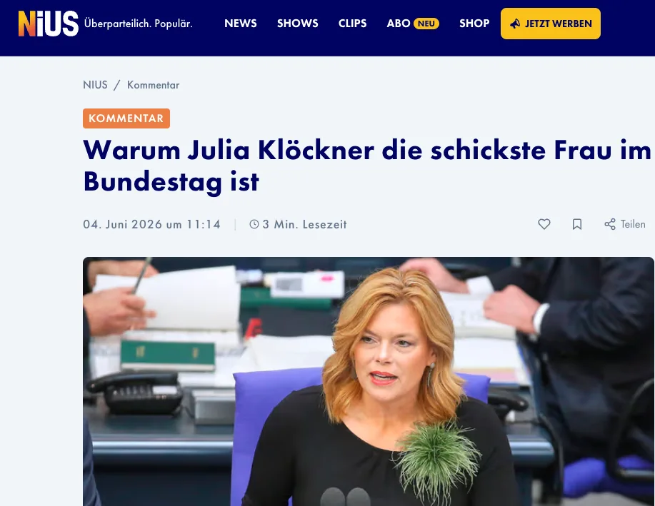Viel interessanter: Warum ist "Nius" ein solcher Speichellecker?