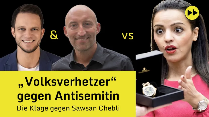 Spendenaufruf: „Volksverhetzer“ gegen Antisemitin - Die Klage gegen Sawsan Chebli