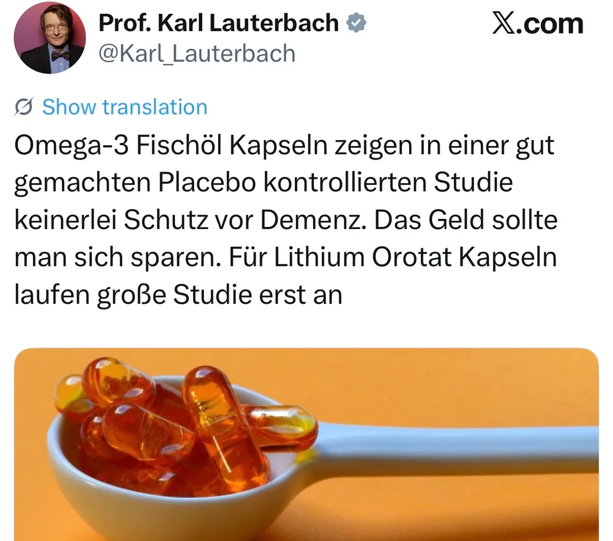 Ärztliche Warnung: Gesundheits-„Tipps“ von Karl Lauterbach können tödlich sein