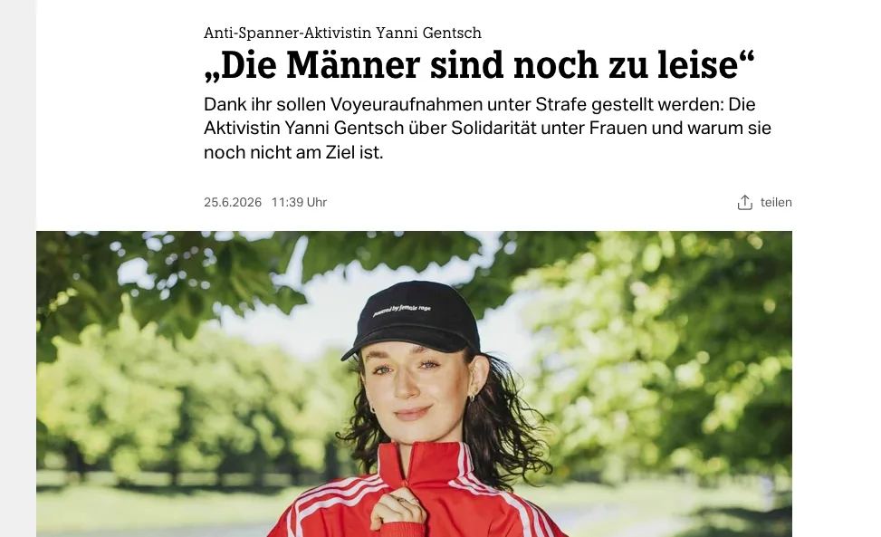 Feministin hat recht: Männer müssen lauter werden