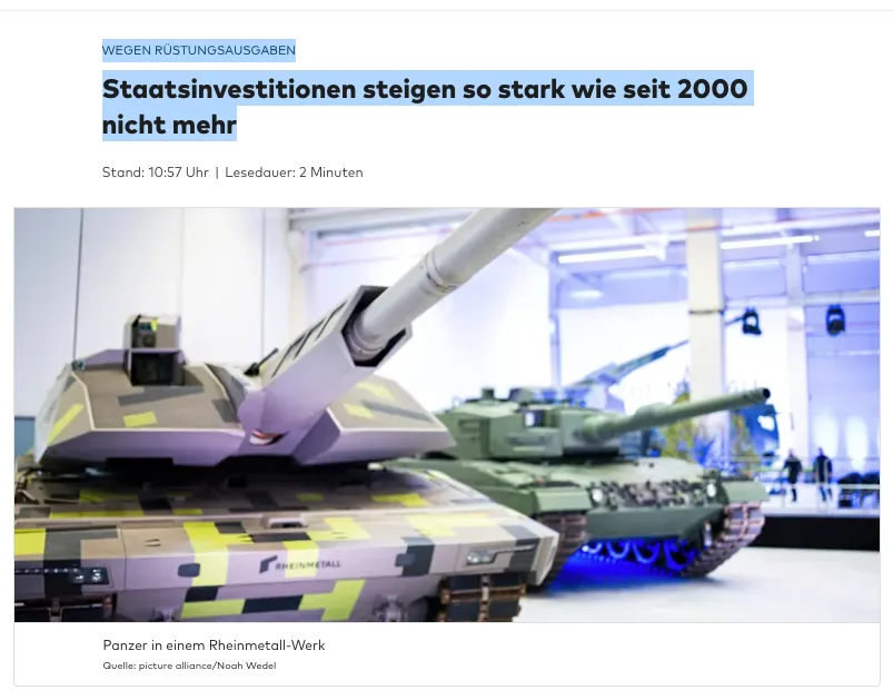 Rüstungsausgaben als "Investition" beworben: Axel-Springer verherrlicht die Ausbeutung seiner Leser