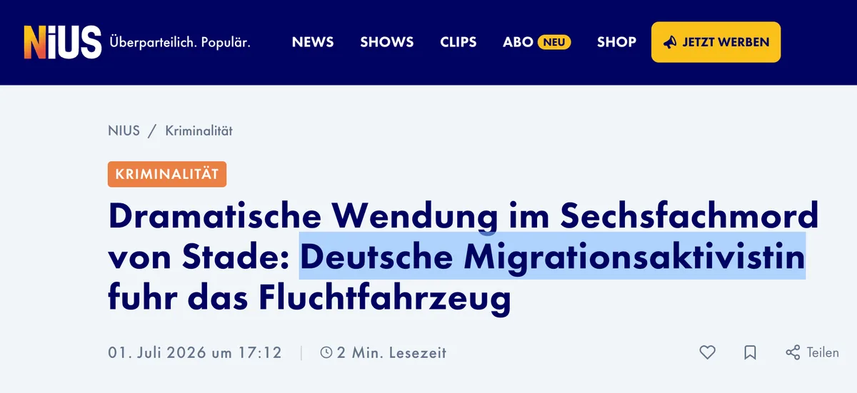 Wann wohl der letzte begreift, dass "Migrationsaktivisten" (wie "Seenotretter") Mordkomplizen sind?