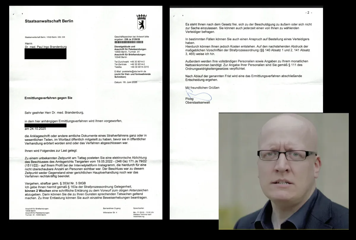 Staatsterrorist Johannes Ploog will seine Taten nicht veröffentlicht sehen