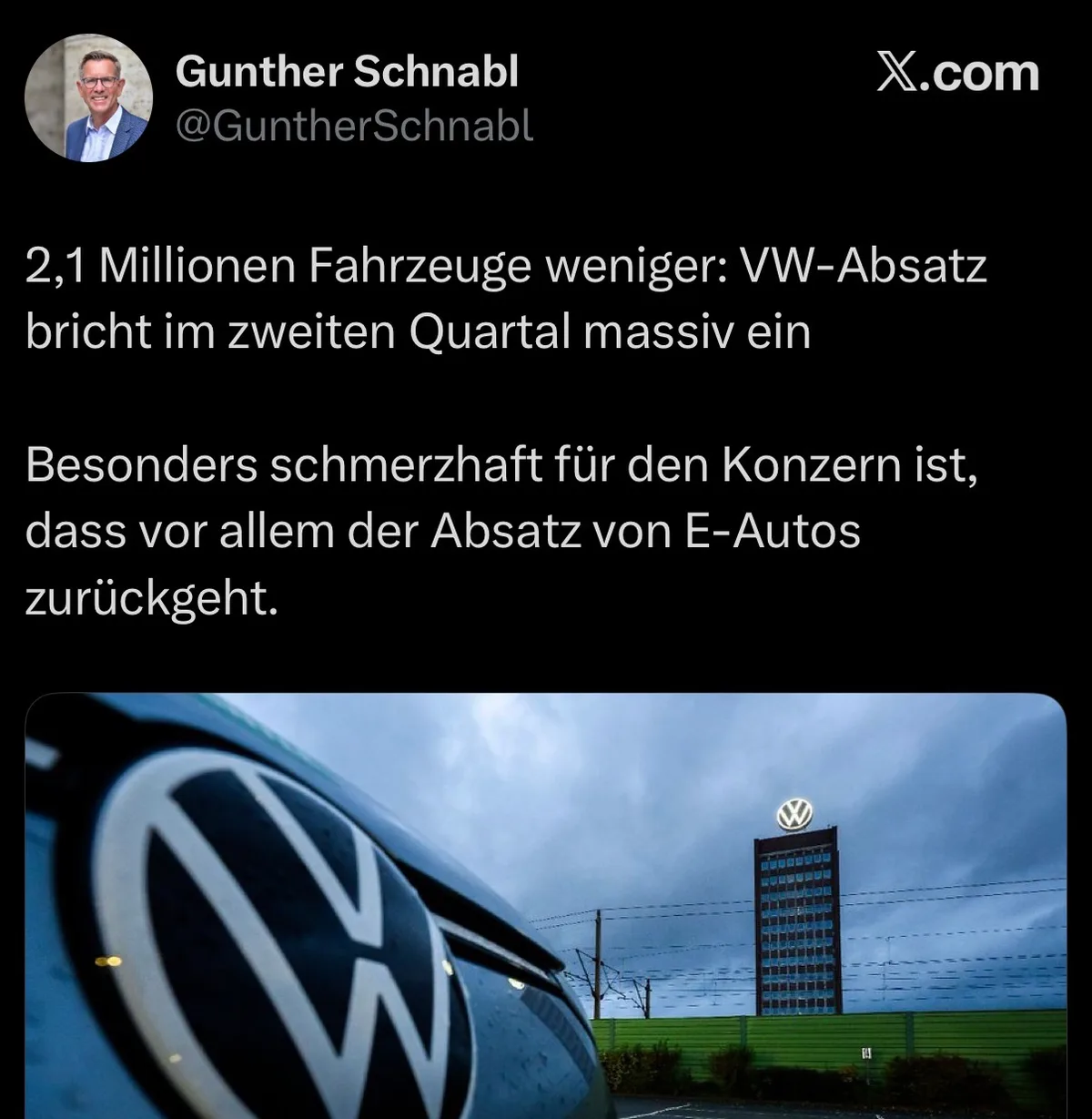 Möge VW zu Grunde gehen
