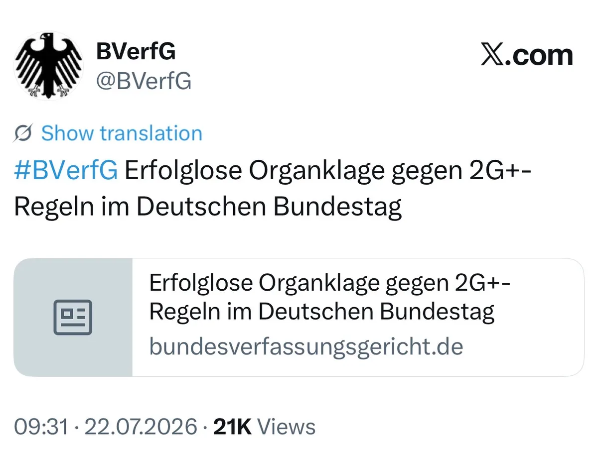 Deutschlands “Verfassungsrichter”: Abfall in Roben