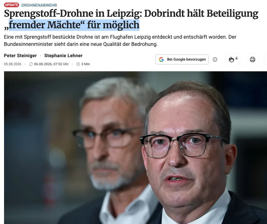 Staatstheater Folge 3.382: "Die Drohne von Leipzig"