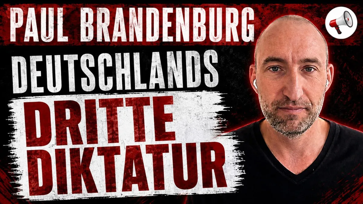 Video-Tipp: "Deutschland ist bereits eine Diktatur! | Klartext mit Paul Brandenburg
