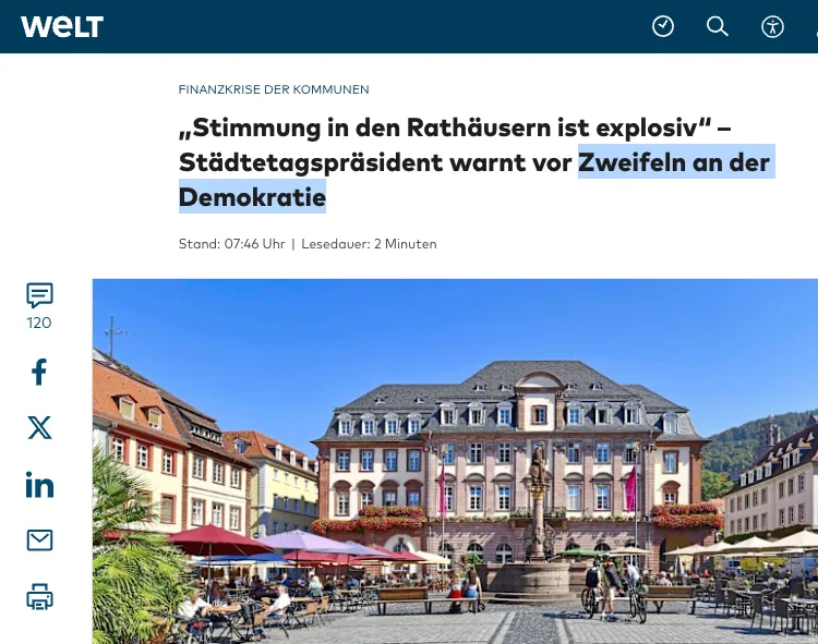 Pseudo-Journalismus für Kleinkinder: "Demokratie" ist wie "Klippo" oder "Immer einen mehr als Du"