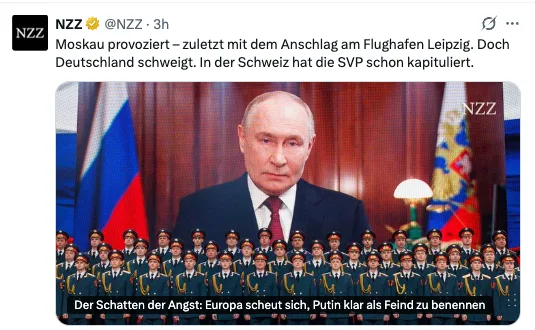 Russland habe Leipzig angegriffen: Schweizer "NZZ" hat Journalismus aufgegeben