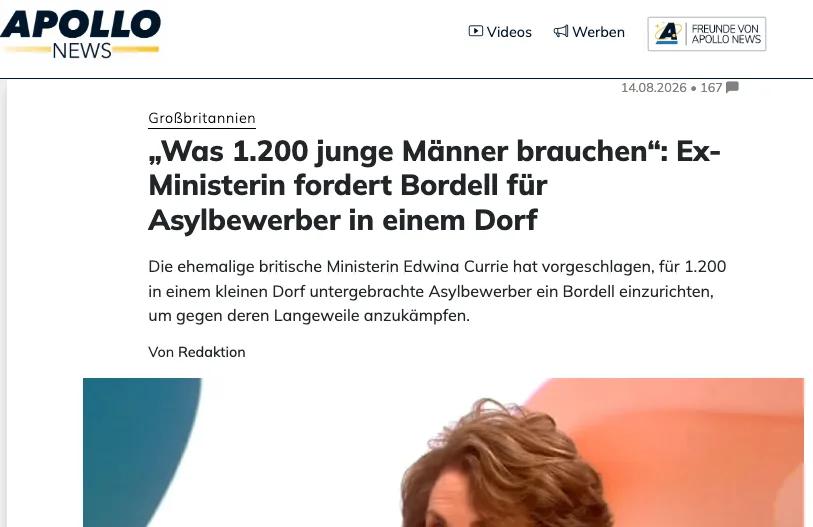 Erstaunlich: "Journalisten" bei Apollo-News sprechen kein Englisch
