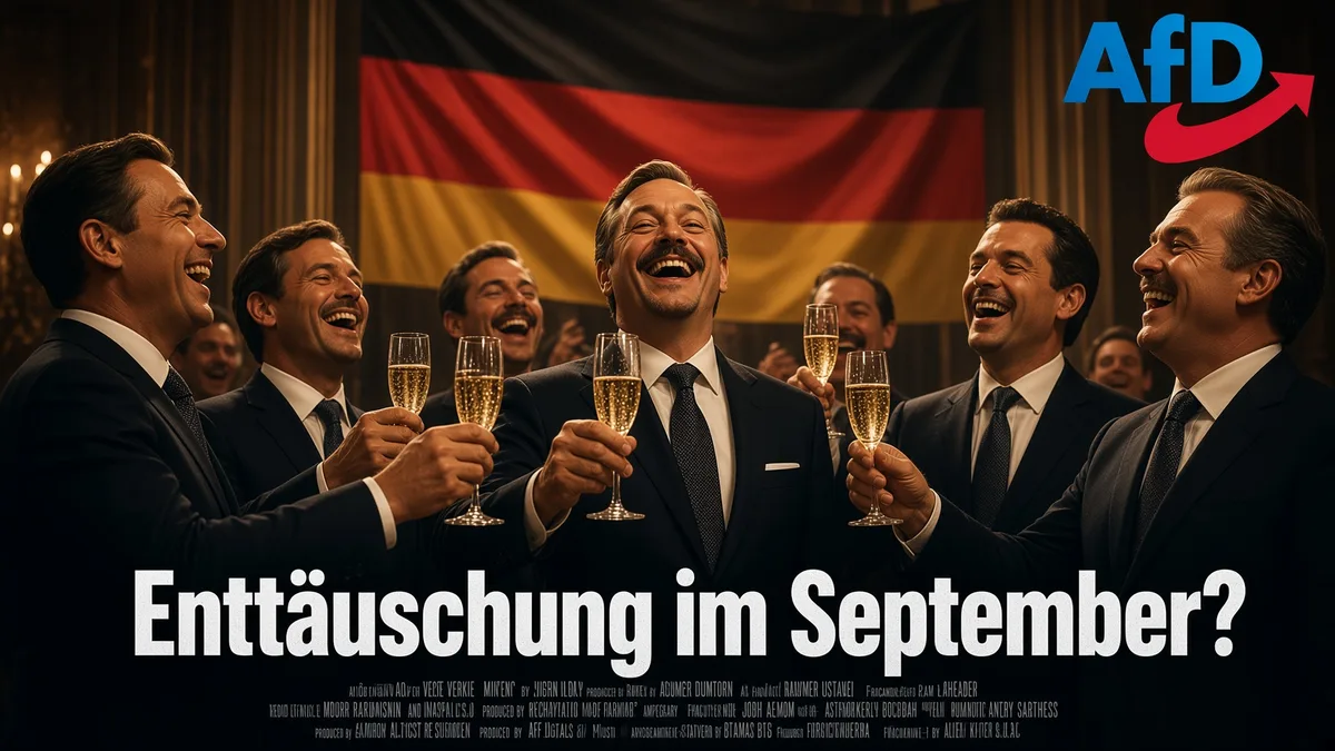 AfD-Sieg: Enttäuschung im September?