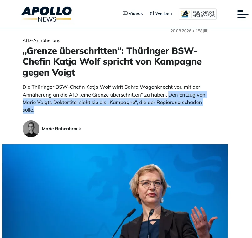 Sahra Wagenknechts Ego-Partei „BSW“: Schnellste Kartellwerdung der Parteigeschichte