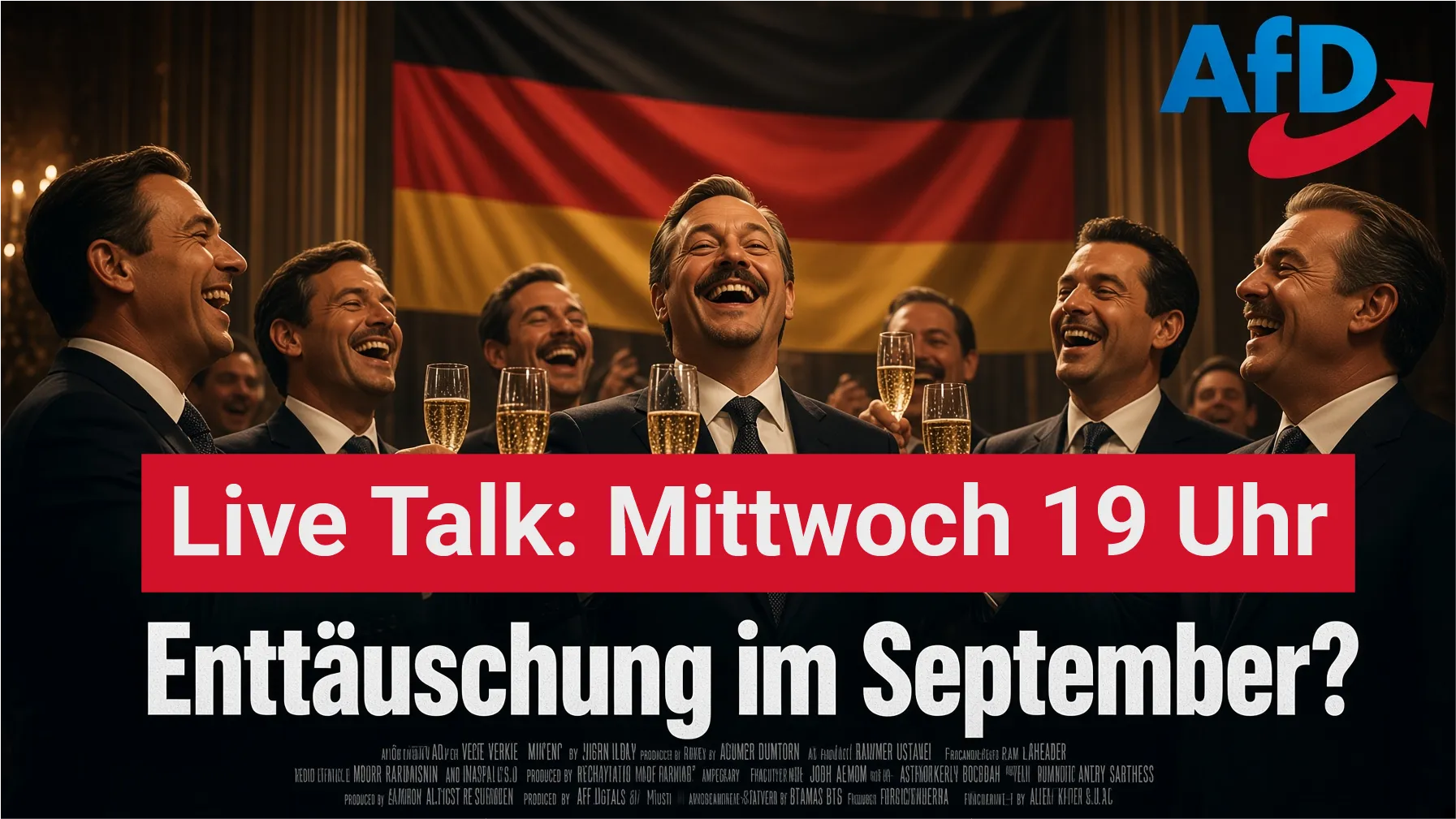 Live-Talk mit Euch 2.9. ab 19 Uhr ++ AfD-Sieg im September: Rettung oder Enttäuschung?