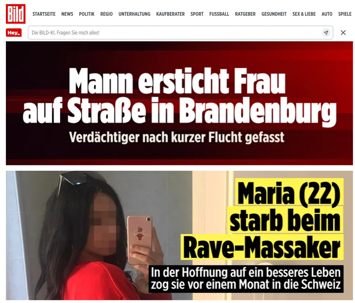 Messermorde & Erschiessungen: Normaler Alltag im islamischen "Migranten"-Europa 