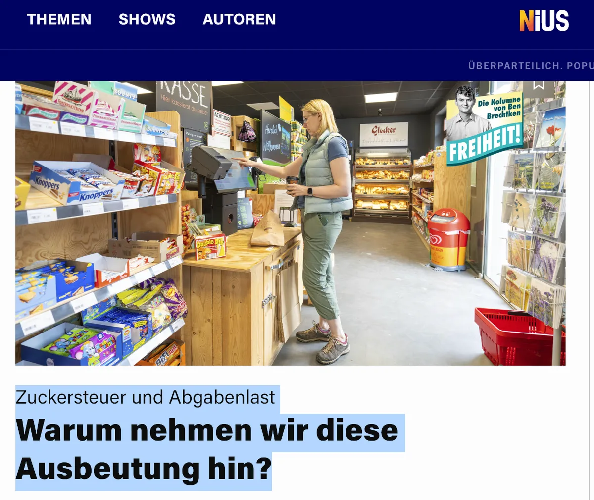 Neue Serie "Nius fragt, Brandenburg antwortet"