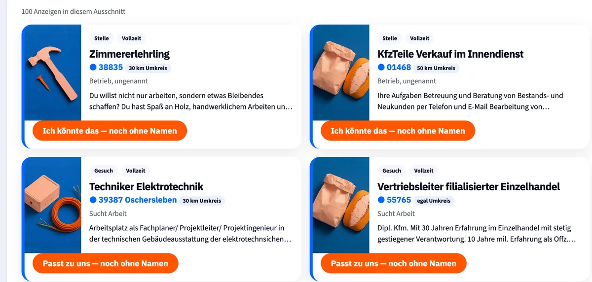 Ständig neue Jobs: normalekollegen.de