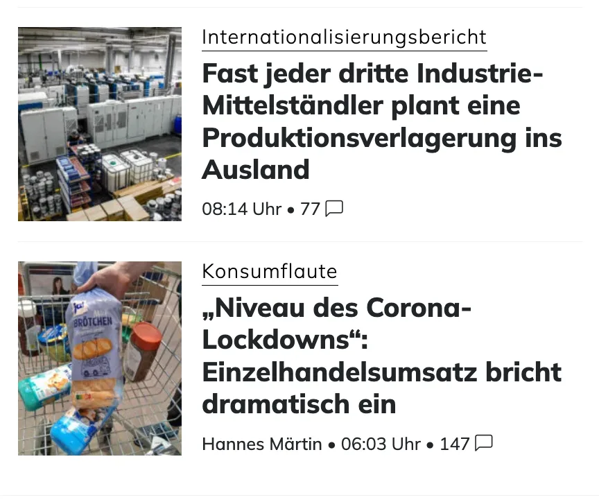 Deutscher Wohlstand - präsentiert von Unseredemokratie(TM)