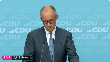BREAKING ++ CDU-Pressekonferenz : Friedrich Merz ohne jede Absicht zur Kurskorrektur