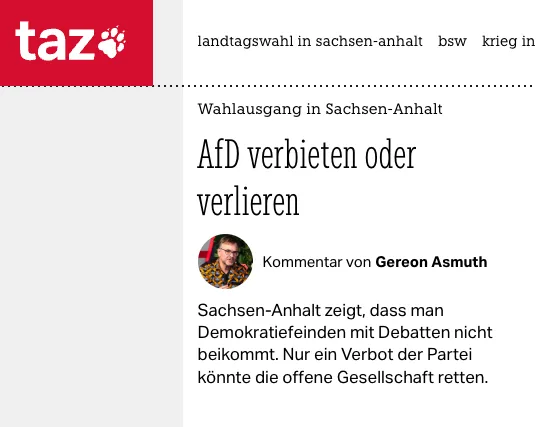 Logik der Rotfaschisten: "Offene Gesellschaft retten" durch Verbot der Demokratie