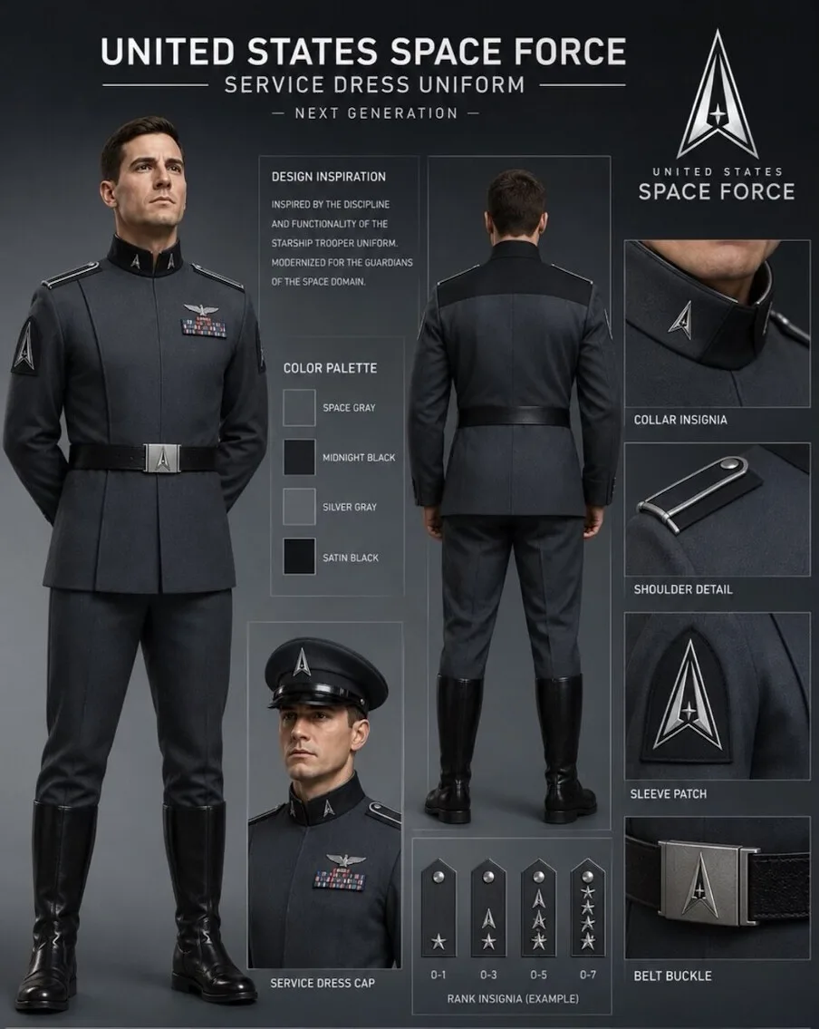 US-Präsident stellt neue Uniformen der "Space Force" vor - unter Bezugnahme auf SciFi-Parodiefilm