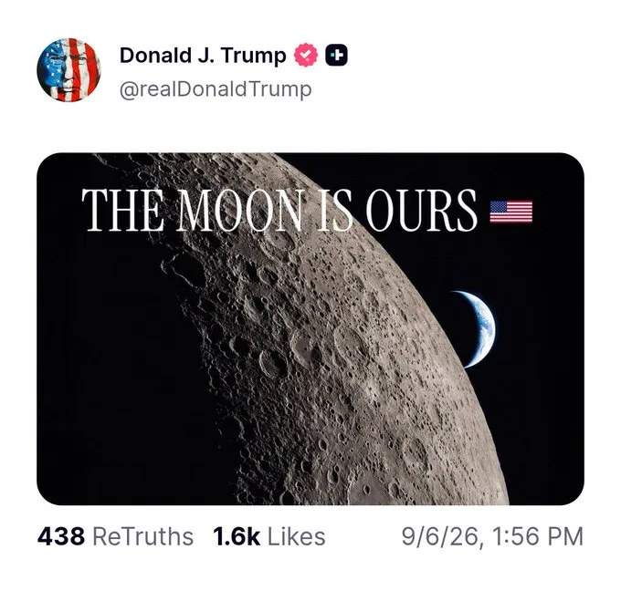 US-Präsident erklärt "Der Mond gehört uns"