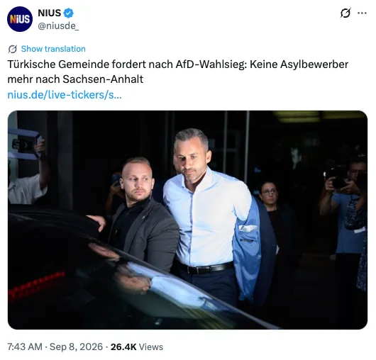 Weltpremiere: Richtige Forderung der "Türkischen Gemeinde"