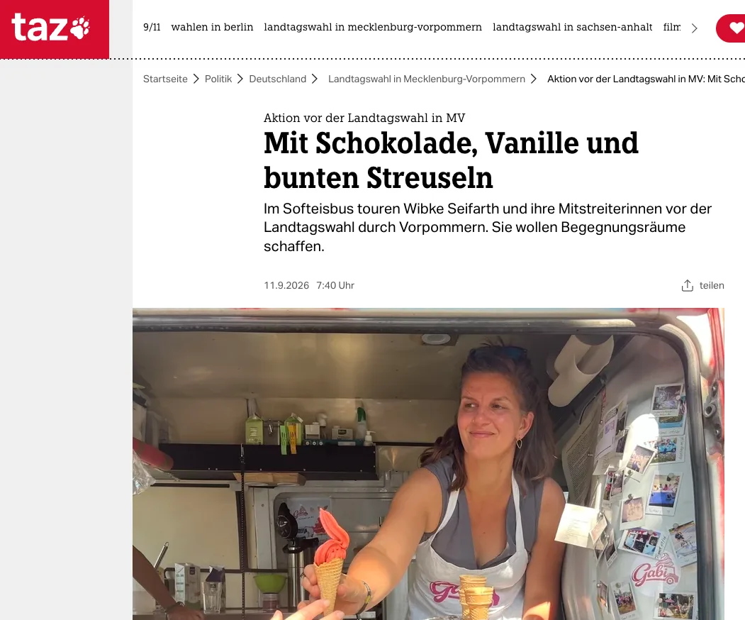 Softeis in Kopf & Rückgrat: Wibke und Gabi sind nur möglich, wo die Männer kastriert sind