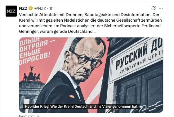 Die "NZZ" lügt gezielt zur Kriegstreiberei