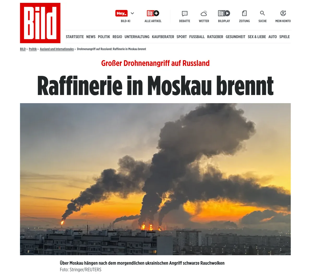 Deutschlands Regime will ums verrecken Krieg