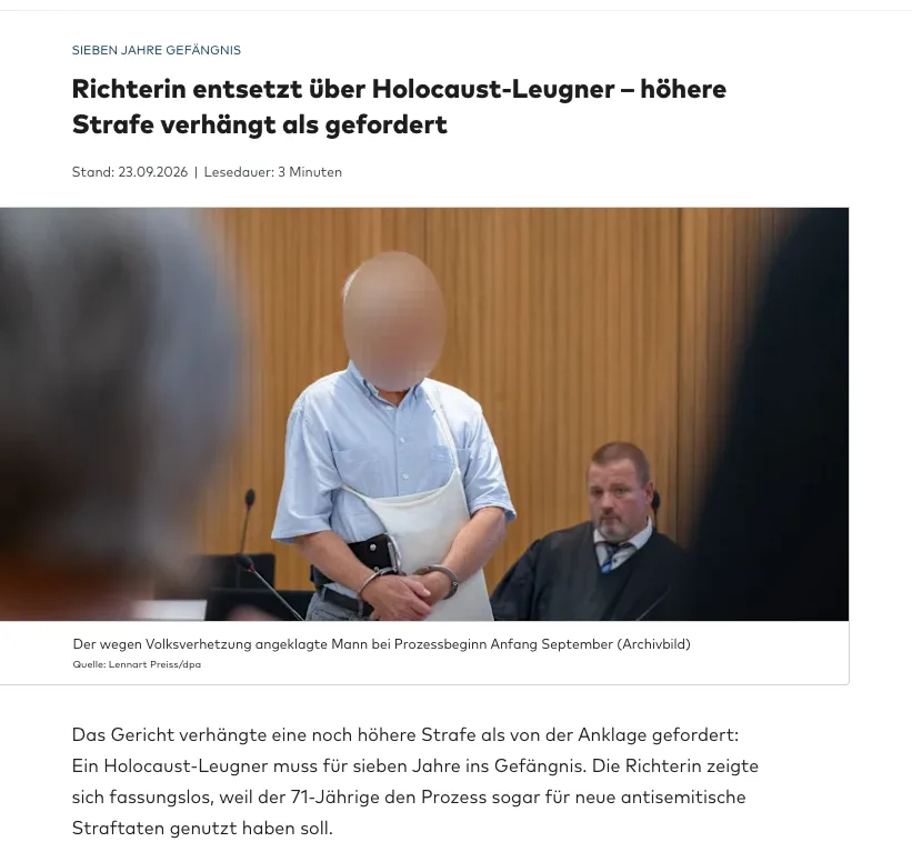 Deutschlands Pädo-Politjustiz: 7 Jahre Knast für Gedankenverbrechen – Bewährung für Kinderpornos