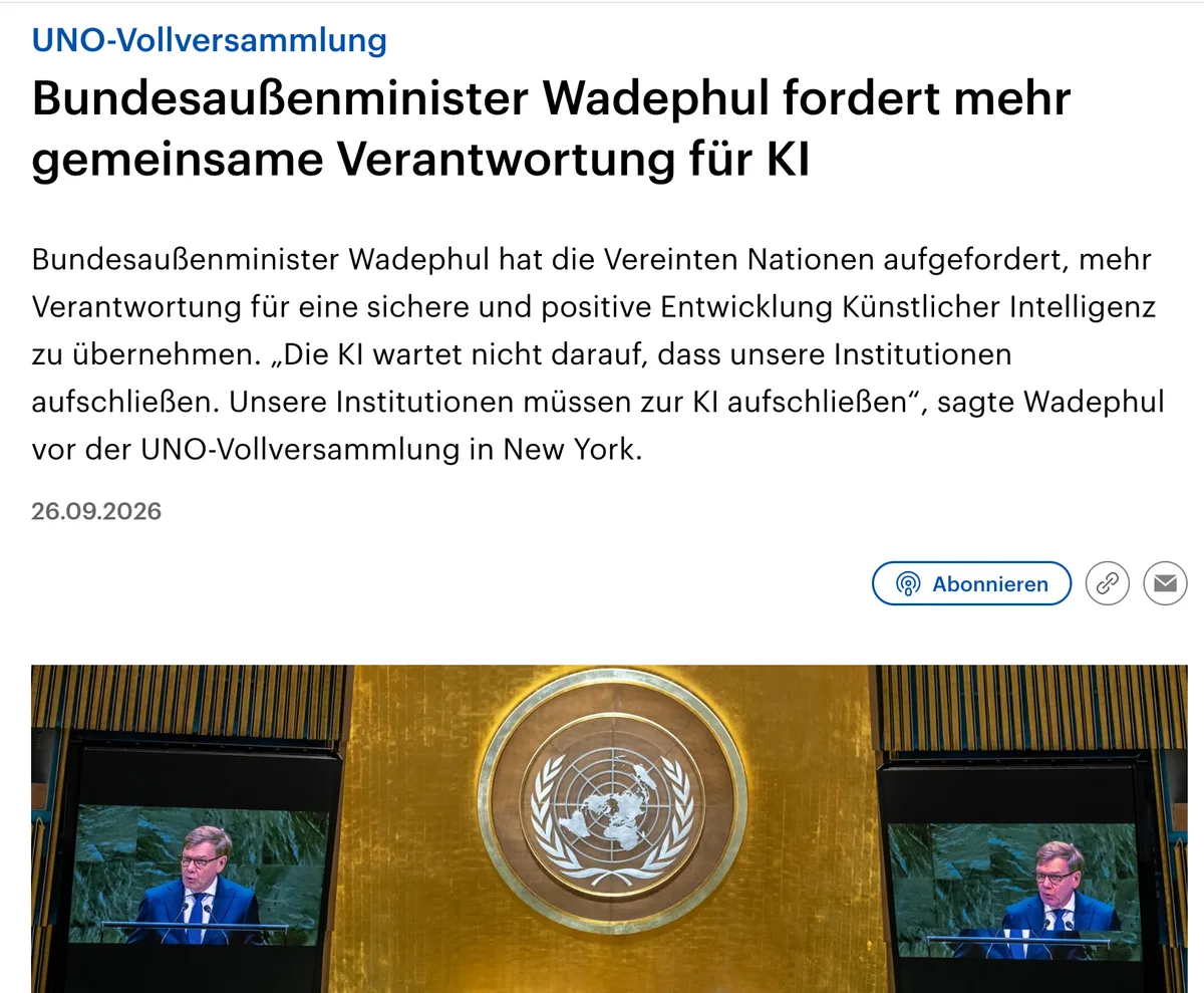 KI-Panikmache: Auch Deutschlands Regime voll dabei