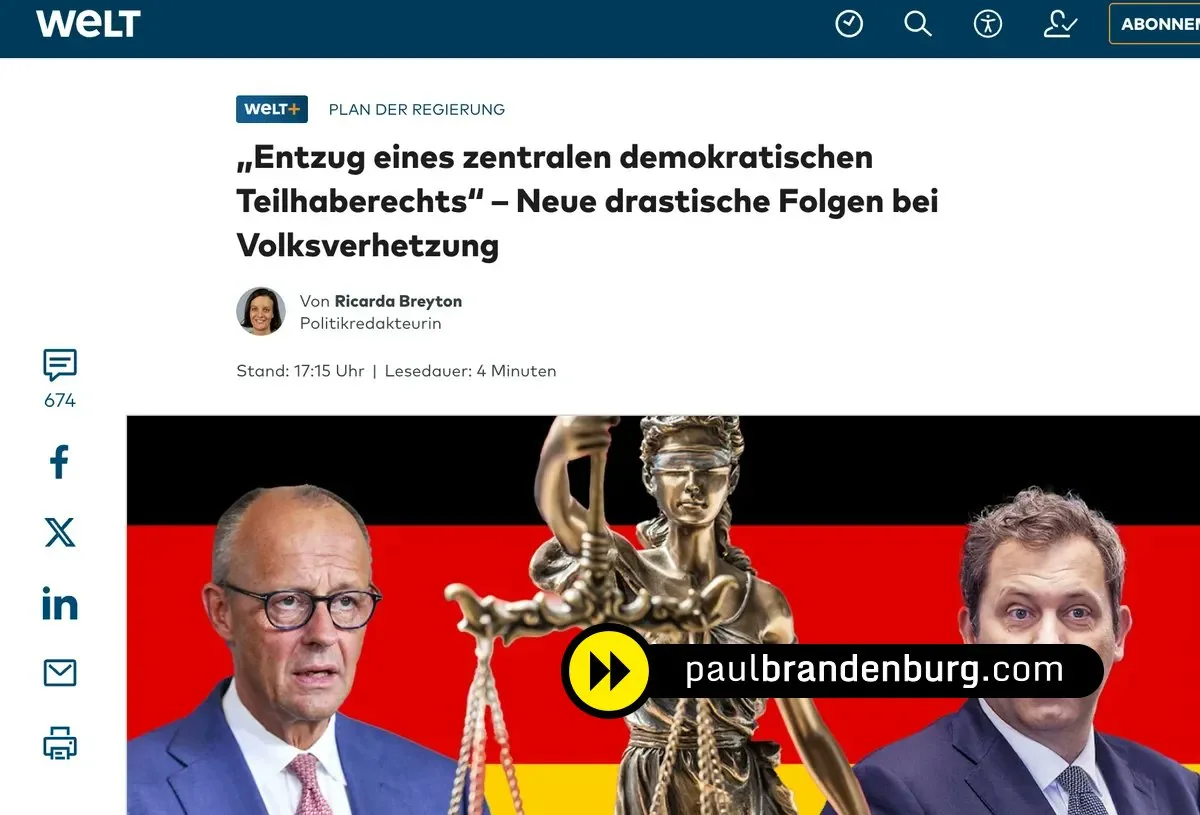 Wählbarkeitsentzug für Dissidenten: Dieses Unrechtsregime wird zur Gewalt greifen 